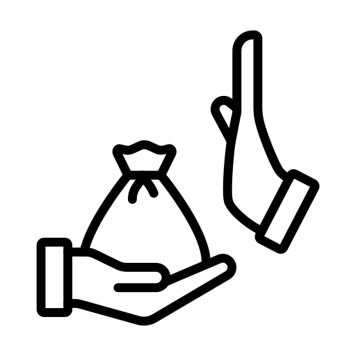 icono sin ánimo de lucro